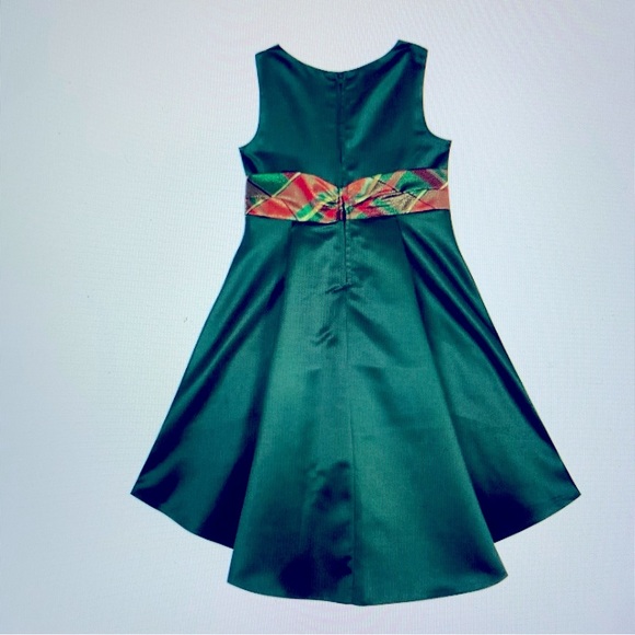 NWT Sweet Charmers Big Girl’s Satin Bow Dress - 6, 8, 10 - Picture 4 of 4